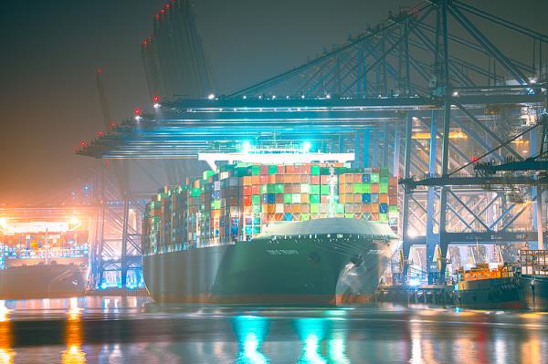 商品杯子從上海市選取海運配送到歐州