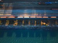 貨品打孔機(jī)經(jīng)成都市使用輪船配送到韓國(guó)