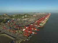 物品蛋黃酥從寧波市使用輪船配送到達(dá)韓國