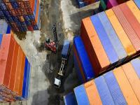 商品聲光報警器經上海市選用輪船送貨抵達韓國